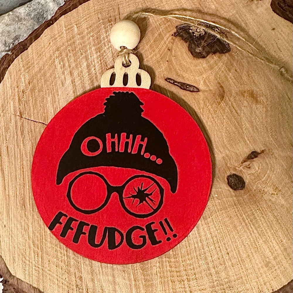 Oh Fudge, a Christmas story ornament